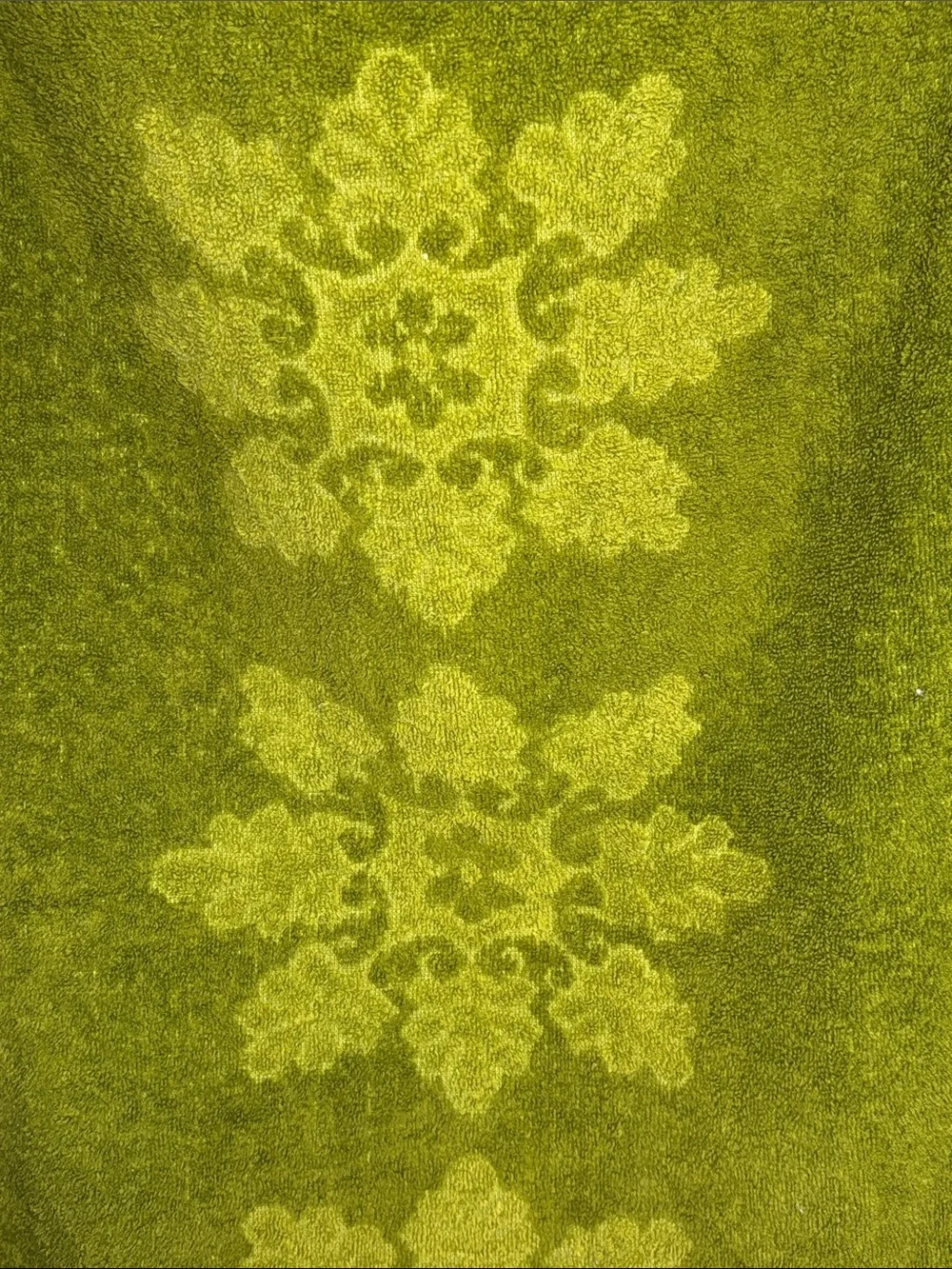 Vintage Hand Towel Cannon Avocado Green Decorative  🥑